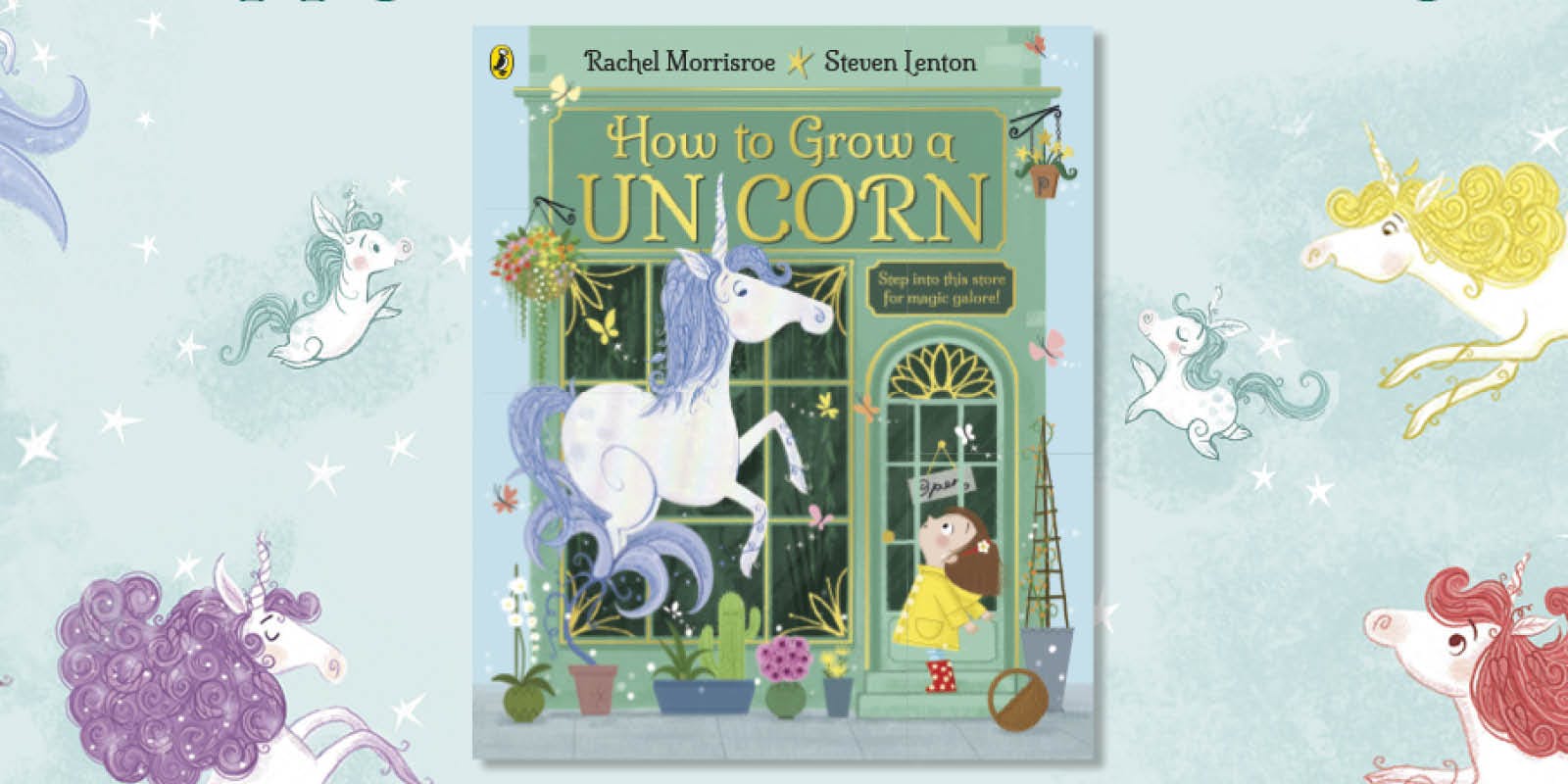 How To Grow a Unicorn colouring sheet Penguin Books New Zealand